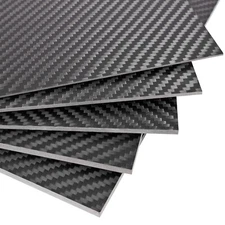 100X250MM 3k 100% Carbon Fiber Plate 1 - 6MM Thickness Carbon Fiber Sheet
