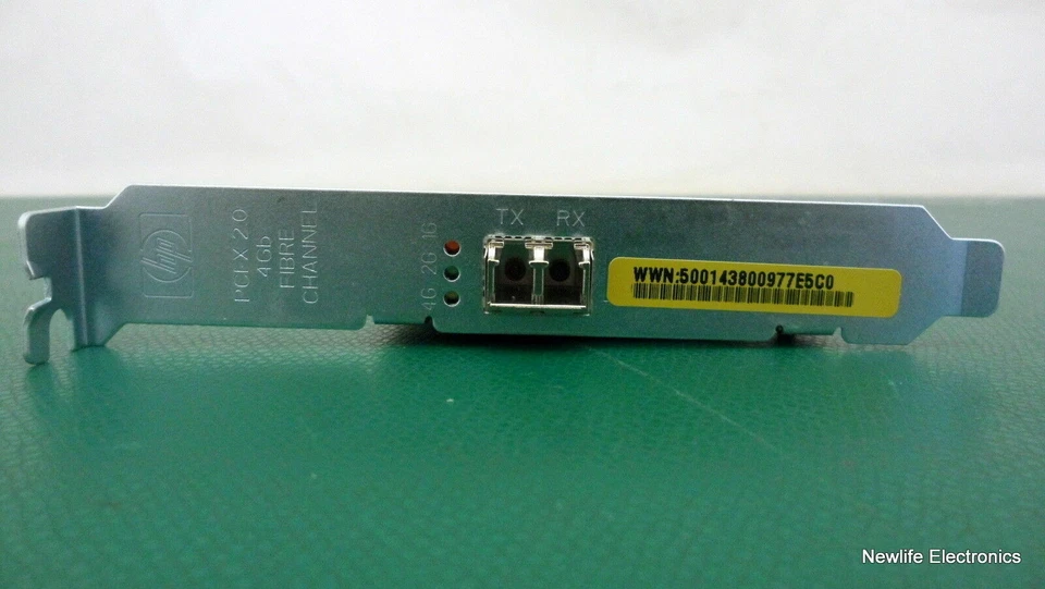 HP AB378-69102 Single-port PCI-X Fiber Channel Host Bus Adapter AB378-60102 - Image 3 of 4