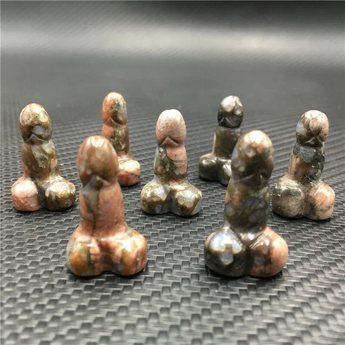 Wholesale Natural mix mini Penis Carved quartz Crystal Massager Wand Healing - Picture 122 of 296