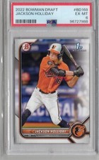2022 Bowman Draft #BD168 Jackson Holliday 1st Bowman PSA 6 Baltimore Orioles