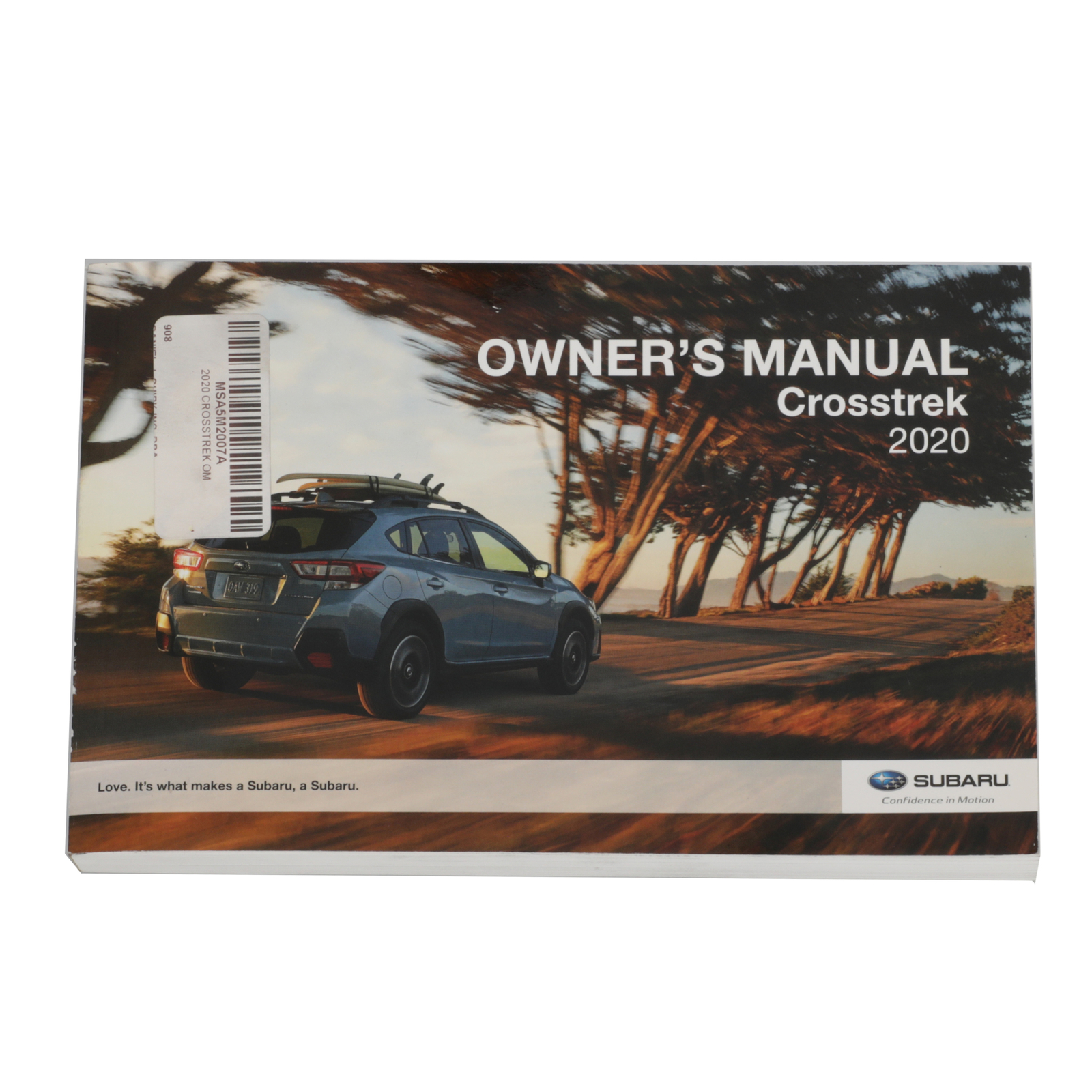 Manual del propietario para Subaru Crosstrek 2020 (P/N MSA5M2007A)