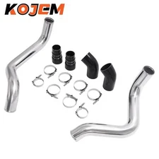 3" Polished Intercooler Pipe & Boot Kit For 02-04 GMC 6.6L LB7 Duramax Diesel V8