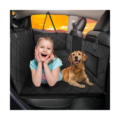 Back Seat Extender For Dogs-Large Space, Dog Car Seat Cover Hard Botto - View #10