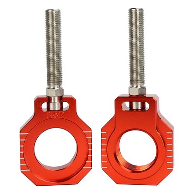 Bullet Proof Designs Axle Blocks Orange For KTM HUSQVARNA GAS GAS