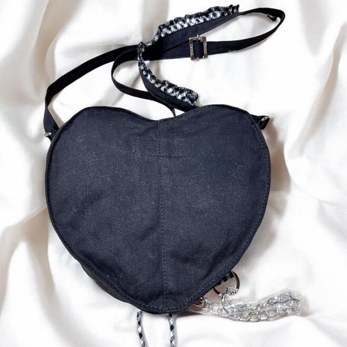Black & White Gingham Bo Peep Bag with Chain and Ruffle Strap. New………Trip NYC - Picture 8 of 8