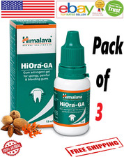 3X Himalaya HiOra GA Gel Gum 15ml Each Astringent Gel With Long Expiry Free Ship