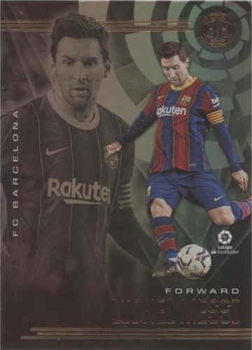 LIONEL MESSI 2020-21 Panini Spanish Liga Serie 10 Autografo PSA 9