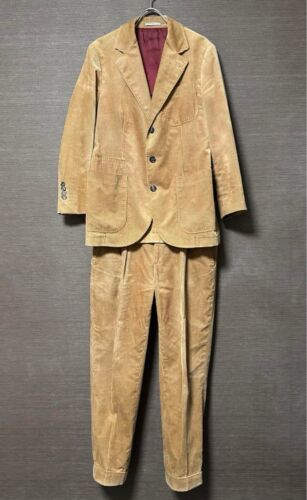 BRUNELLOCUCINELLI Corduroy Suit setup jacket pants 2 piece setup Size 44 men's - Picture 1 of 22
