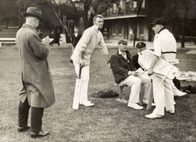 New Zealand Cricketer Matt Henderson At Lord'S Ground 1927 Cricket OLD PHOTO