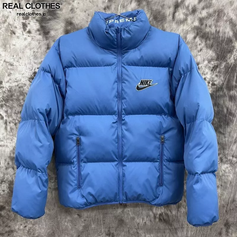 Veste bouffante réversible Supreme X NIKE 21SS DB0494 489 bleu taille S