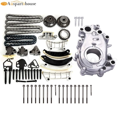 Oil Pump Bolts Timing Chain Kit for Cadillac Saturn Buick 2.8L 3.6L DOHC N36A
