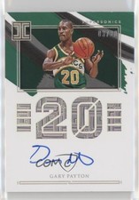 2020-21 Panini Impeccable Jersey Number 3/20 Gary Payton #IJ-GPY Auto HOF s3g