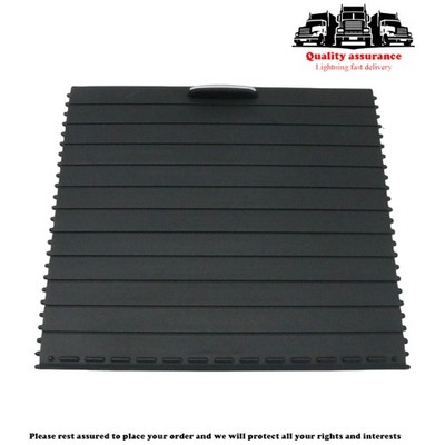 Black Console Cup Holder Tray Roller Blind Cover Fit for Benz W166 ML300 ML350
