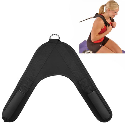 Ab Crunch Harness Cable Attachment Ab Exercise Cable Machine Gym Workout Abdo...