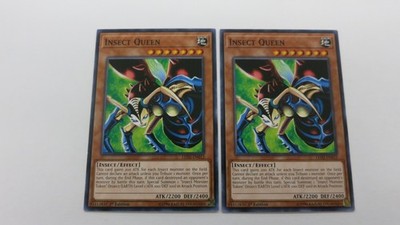 2x INSECT QUEEN MONSTER LED2-EN012 1ST EDITION COMMON YUGIOH NM UNPLAYED