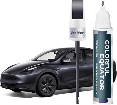 Tesla Touch Up Paint Pen Model Y/3/X/S Stealth Grey 0.4oz Scratch Repair