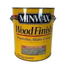 Minwax Wood Finish Golden Oak 210B Oil Based Stain and Seal 1 Gallon New