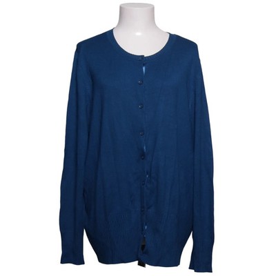 Lane Bryant, Strickjacke, Damen, Größe: 52/54, Blau, Einfarbig, Feinstrick #7GF