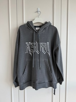 new Ksubi womens kingdom oh g hoodie small s 8 grey top