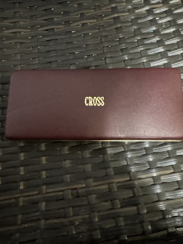 Boîte Vintage CROSS 2502 - Étui Pour Stylos Plastique, Depuis 1846, Excellent état