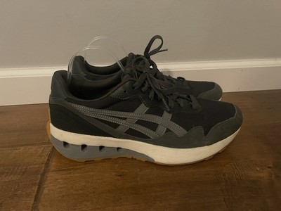 ASICS Jogger X81 Black Carbon Gum Sole Shoes Sneakers 1201A744 - Men's 11.5