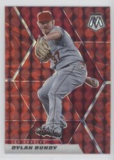 2021 Panini Mosaic Reactive Red Mosaic Prizm Dylan Bundy #133 0c7d