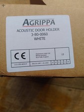 White Geofire Agippa acoustic fire door holder