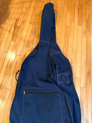 Glaesel Cello Soft Case Bag Padded w Carry Strap and Pockets Navy