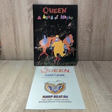 Queen A Kind of Magic Original Tour Programme +flyer 1986 gig tour programme (10