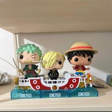 🏴‍☠️ONE PIECE Funko Pop Kinder Gransorpresa - LUFFY ZORO SANJI -Nuovo✅