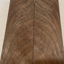 K D Figured Black Walnut /KnifeScales Pen Blanks 2-pcs 3/8 x2 x5 1/4 3056