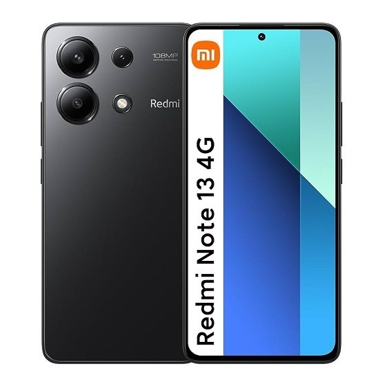 SMARTPHONE XIAOMI REDMI NOTE 13 23124RA7EO 128 GB DUAL SIM 6.67" 4G 108 MP NERO