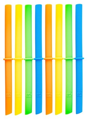 Elk and Friends Adults & Kids Reusable 6.3'' Length, Orange/Green/Yellow/Blue 