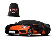 Waterproof Car Cover for Chevrolet Standard For Corvette 100 Waterproof Black