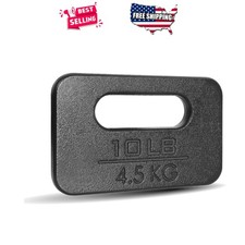 Ruck Plate 10 LB Cast Iron Weight for Backpack Walking Training Glossy Finish