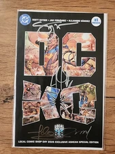 DC KO 2025 ASHCAN #1 SIGNED BY SNYDER FERNANDEZ MORA AND WILLIAMSON NYCC 2025