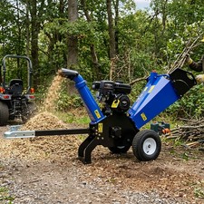 Towable Wood Chipper for Farm Forestry Landscaping