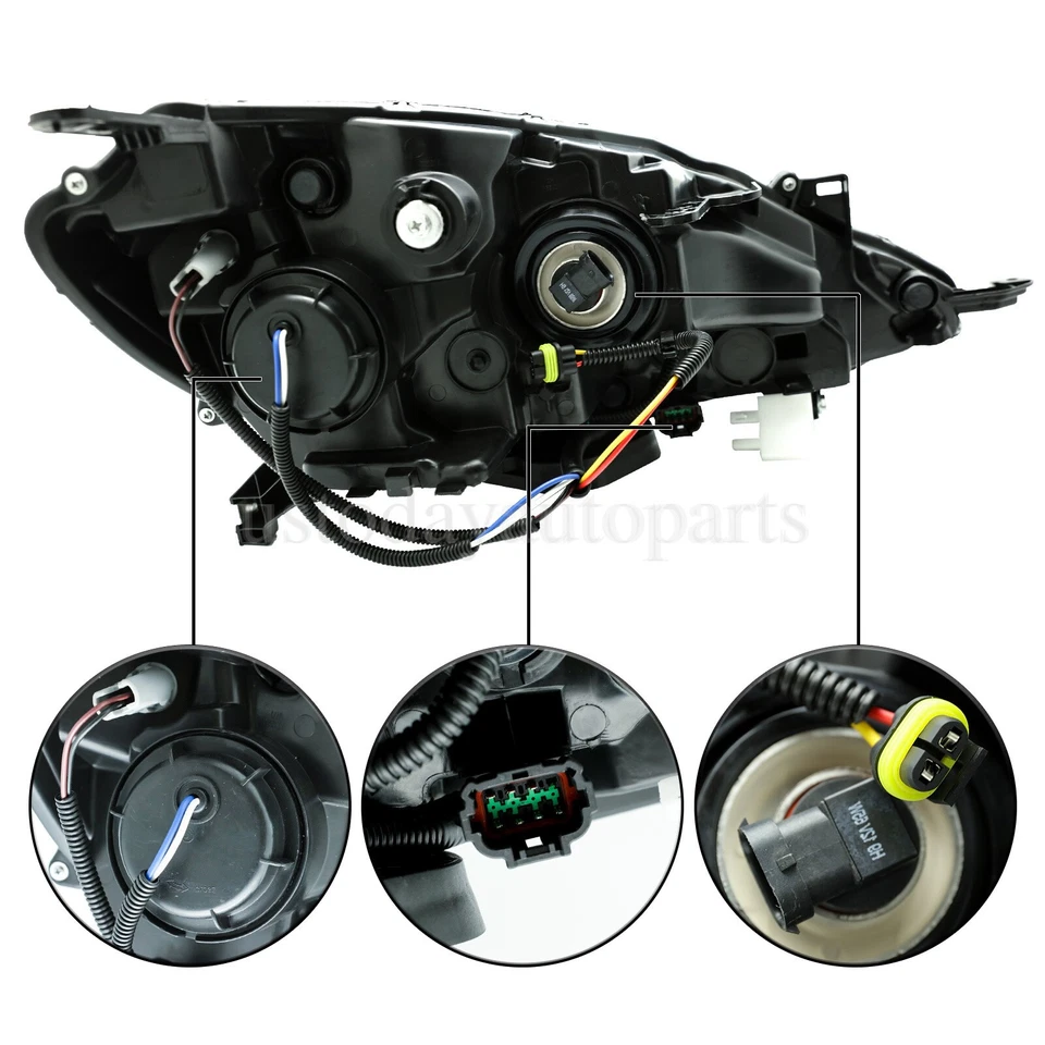 Faro halógeno pasajero derecho se adapta a Nissan Sentra 2016-2019 Foto 4 de 4