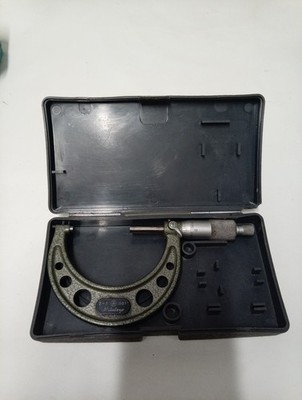 Mitutoyo No. 103-177 0 - 1'' Bügelmessschraube außen. Made in Japan ohne Schraubenschlüssel 