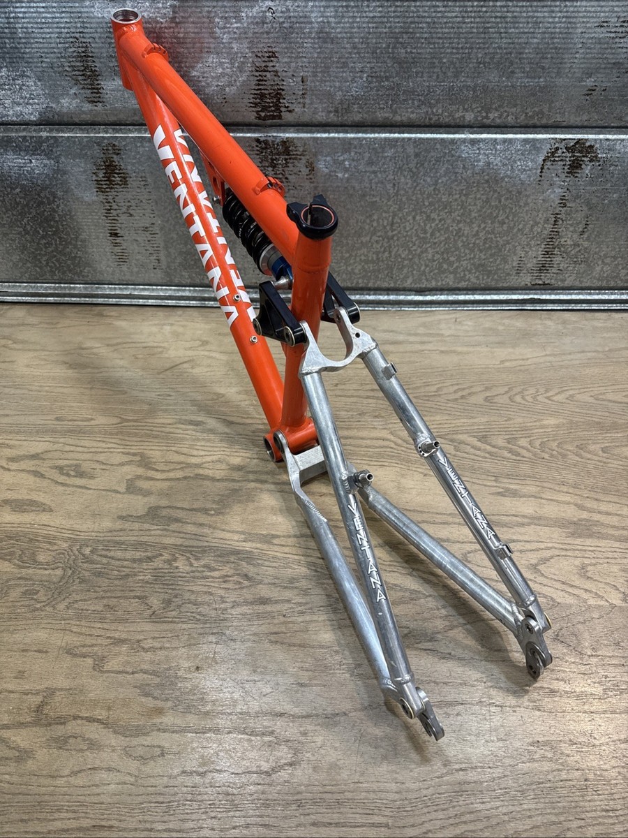 Ventana Marble Peak Full Suspension Mountain Bike Frame Orange 26