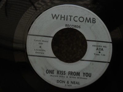 WHITCOMB 2 GEORGIA TEEN ROCKER DON & NEAL ONE KISS FROM YOU LISTEN THEN TWIST