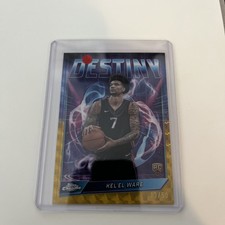 2024-25 Topps Chrome KEL'EL WARE  /50 Destiny GOLD geometric Refractor RC Kelel