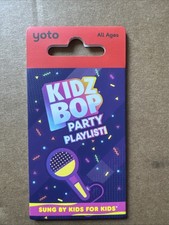 New Yoto Kidz Bop Party Playlist Media Card A1824