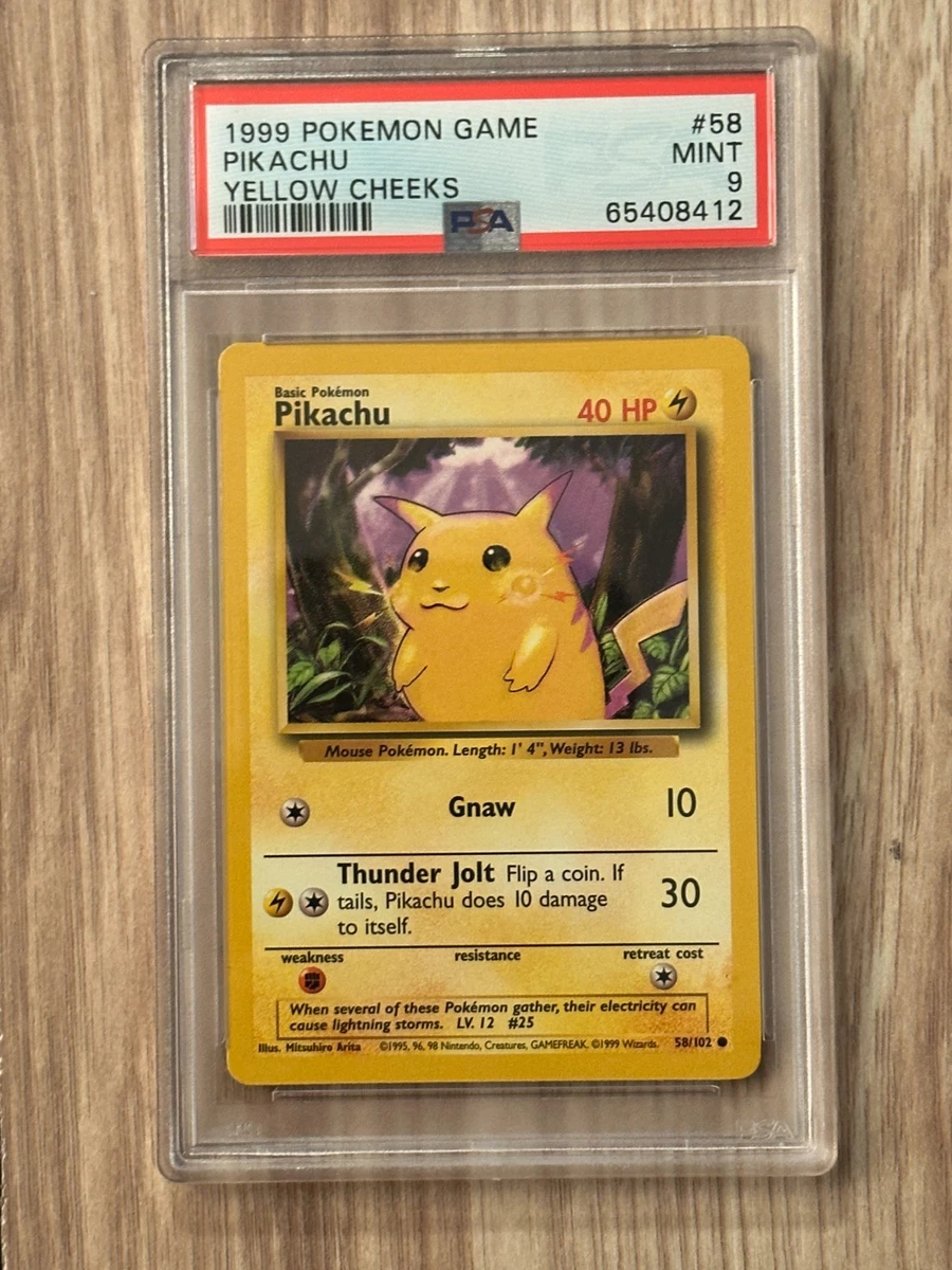 Pikachu Pokémon TCG Professional Sports Authenticator (PSA