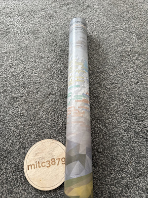 Wainwright Summits Collect and Scratch Print Sheet Map Rolled