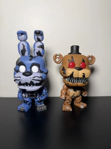 Five Nights At Freddy's FNAF Nightmare Bonnie and Freddy Funko Pop Loose OOB