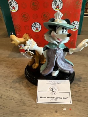 Enesco Disney ''Steppin' Out Mickey'' Minnie with Pluto Figurine 266728 *NIB*