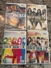 Wii Disney Sing It Bundle Lot Of 4 Games