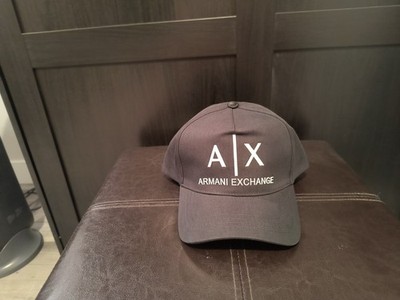 Armani Exchange Men's Cap Charcoal Gray
