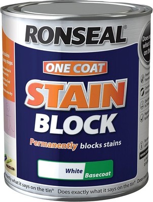 Ronseal Fleckenblock Grundierung Weißlack - Einschichtlack - Aerosol 400ML /750ml /2,5L Größen